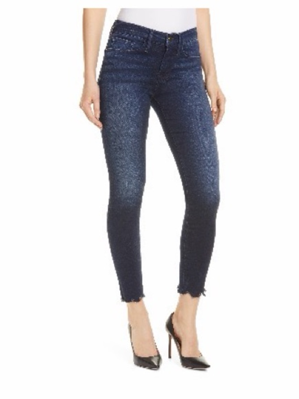 FRAME LE SKINNY RAW
CHEWED HEM